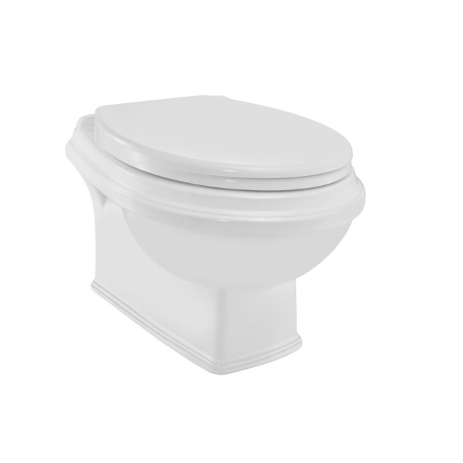 Jaquar Queens Prime Rimless Wall Hung Pan and Soft Close Seat