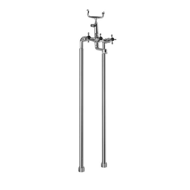 Jaquar Queens Prime Bath Shower Mixer Tap With Stand Pipes