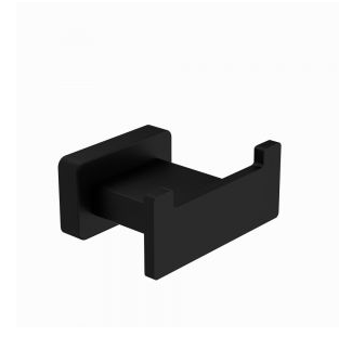 Artize Quadra Black Matt Double Robe Hook  