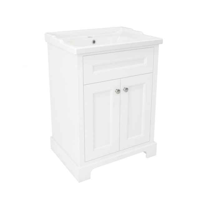 RAK Washington 600mm Traditional Vanity Unit in White