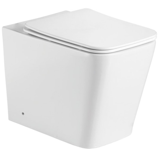 Synergy Torbole White Square Rimless Back To Wall Pan