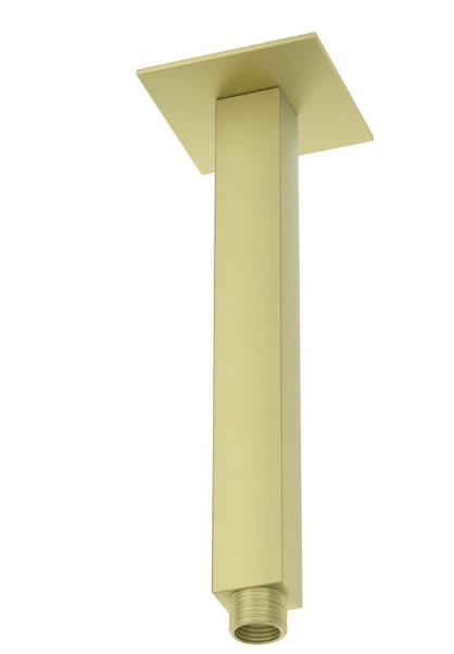 Jaquar Brass Matt 200mm Square Shape Ceiling Shower Arm With Flange 