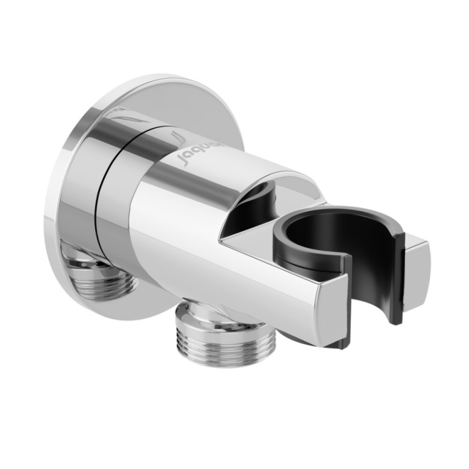 Jaquar Chrome Round Shape Wall Outlet With Shower Hook 