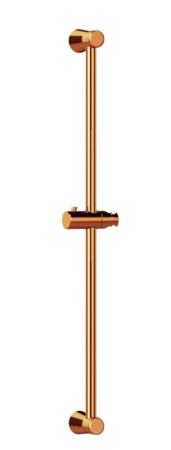 Jaquar Bright Gold PVD 19mm Dia & 600MM Long Round Shape With Hand Shower Holder Slide Rail 