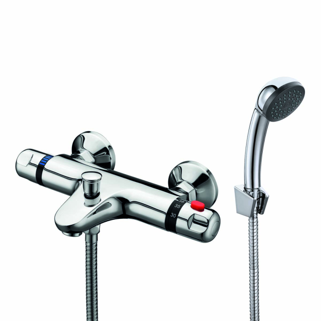 Scudo Thermostatic Deck or Wall Mounted Bath Shower Mixer