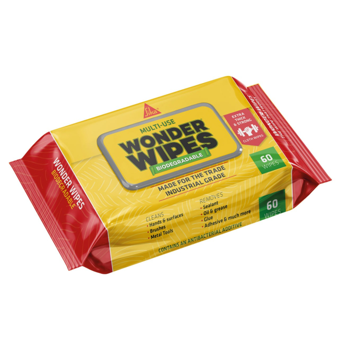 Everbuild Wonder Wipes Biodegradable - 60 Wipes