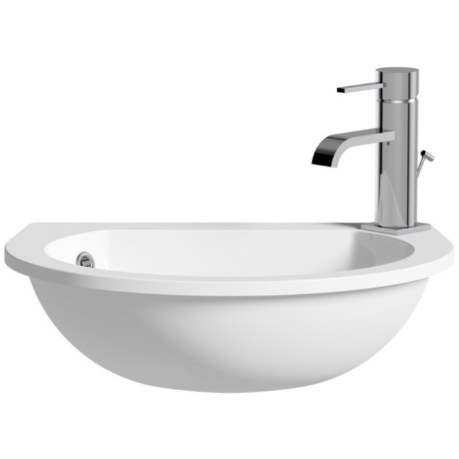 Space Saver 490 x 355mm Semi Recessed Basin