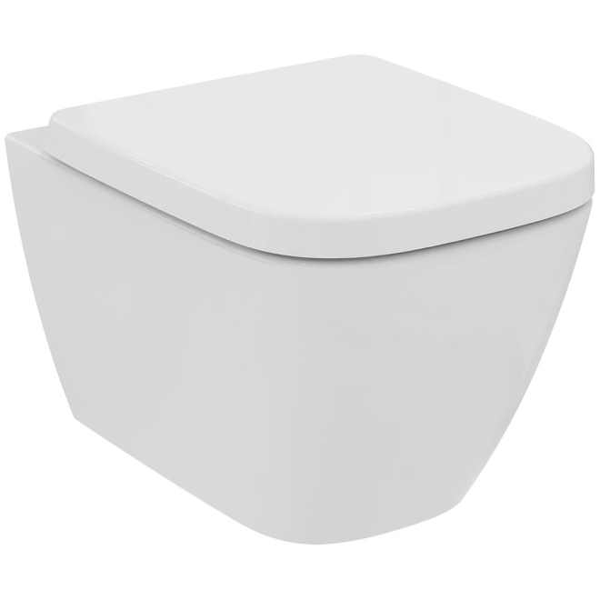 Ideal Standard i.Life S Wall Mounted Compact Toilet with Soft Close Seat