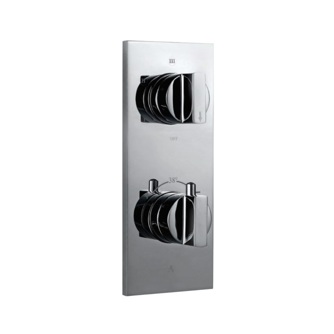 Artize Concealed Thermostatic Shower Valve With 5 way Diverter In Chrome