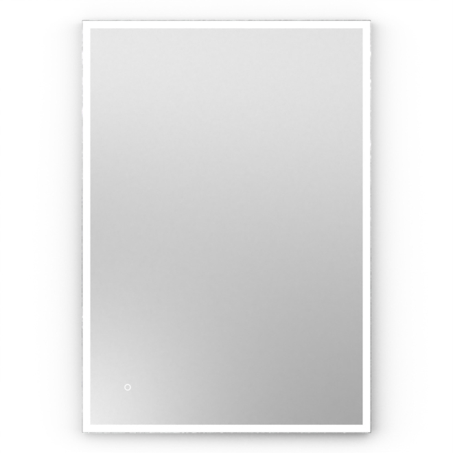 Origins Living Tate 100 Polished Chrome Rectangular Illuminated Bathroom Mirror