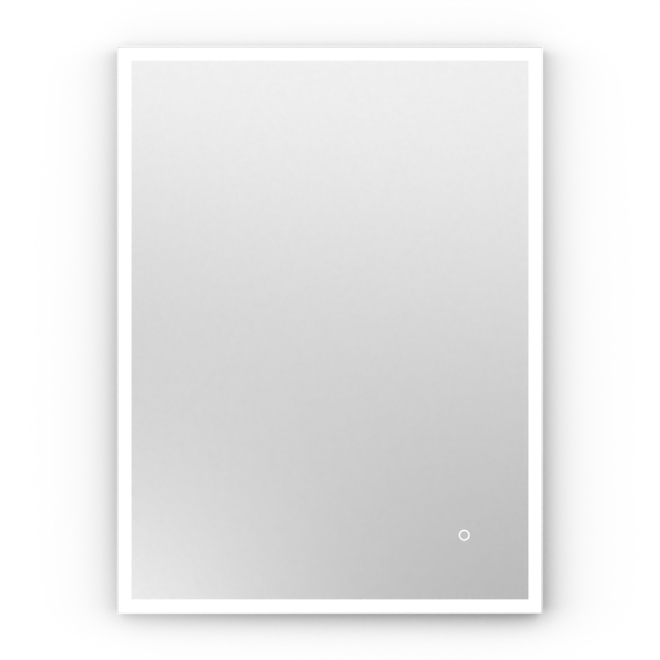 Origins Living Tate 60 White Rectangular Illuminated Bathroom Mirror