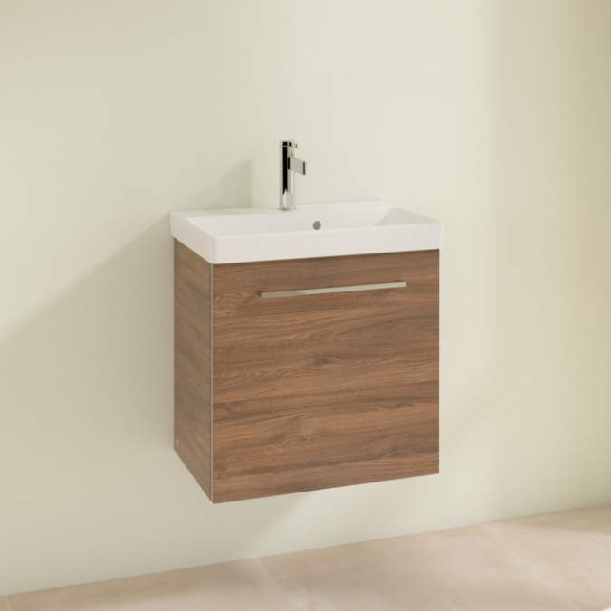 Villeroy & Boch Avento 530mm Bathroom Vanity Unit And Basin 1 Door ...