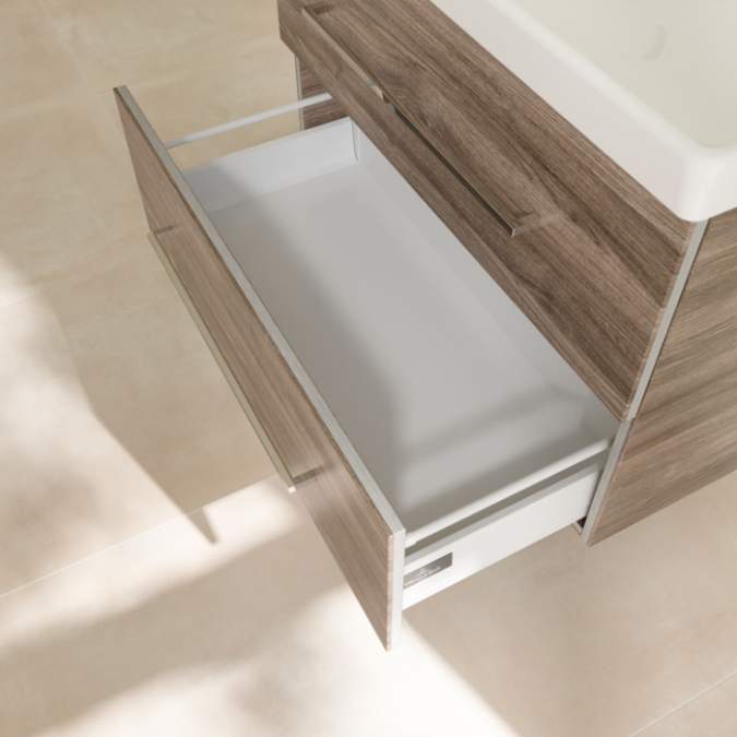 Villeroy & Boch Avento 780mm Bathroom Vanity Unit And Basin 2 Drawers ...