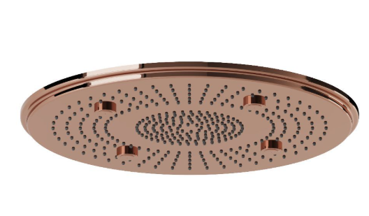 Artize VIC Rainjoy 500MM Round Shape Ceiling Mounted Shower With 4x Mist In Blush Gold