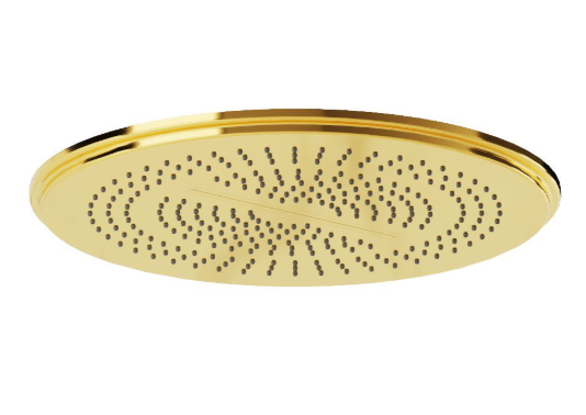 Artize VIC Rainjoy 500MM Round Shape Overhead Shower In Bright Gold PVD