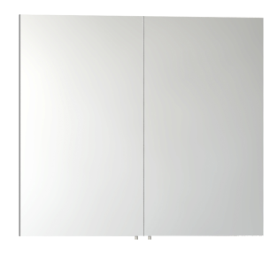 Vitra S50 800mm Gloss White Double Door Mirror Cabinet From Rubberduck Bathrooms Huge Online Discount Plus Free Delivery