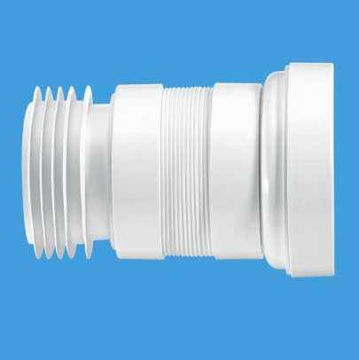 Straight Flexible WC Connector McAlpine Plumbing Products