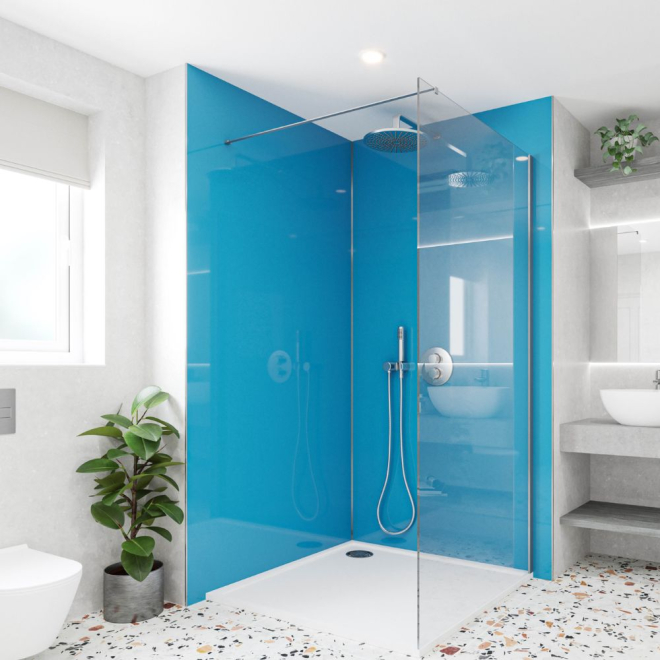 Wetwall Alloy Aqua Shower Panel