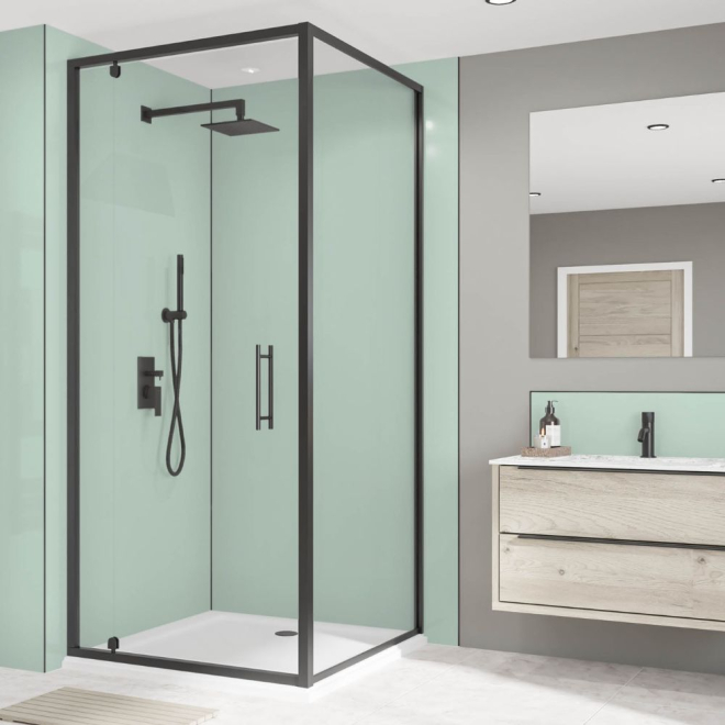 Wetwall Alloy Seabreeze Green Shower Panel