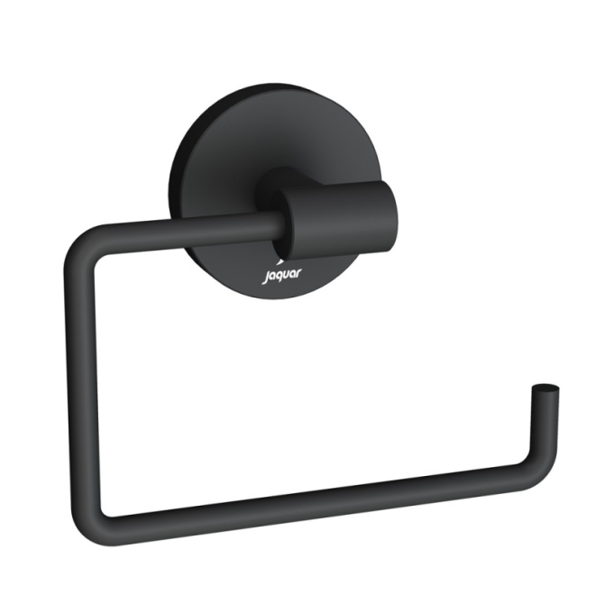 Jaquar Continental Matt Black Square Toilet Roll Holder 