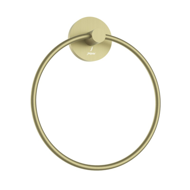 Jaquar Continental Matt Brass Round Towel Ring  