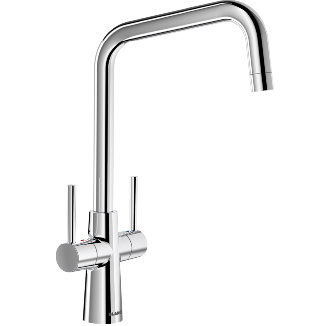 Blanco Jax Twin Lever Chrome Kitchen Tap - 526681