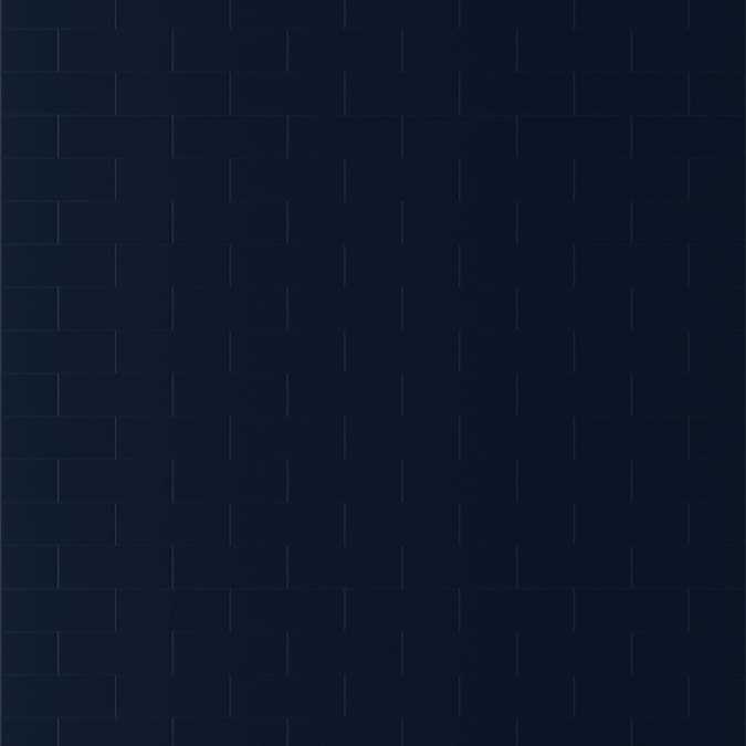 Midnight Blue Showerwall Compact Tile Effect Wall Panel - 1220 x 2400mm