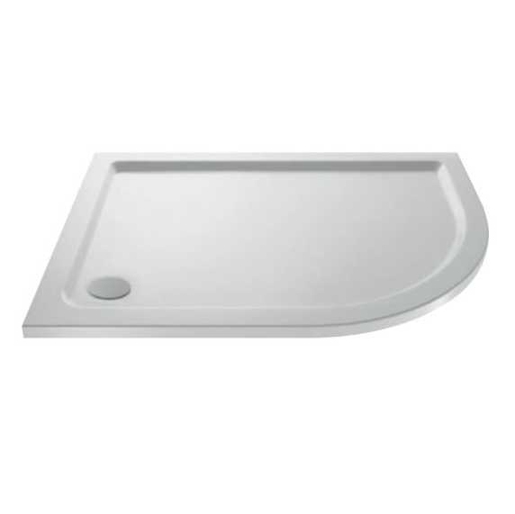 1000 X 900 Pearlstone Offset Quadrant Shower Tray Lh Rh