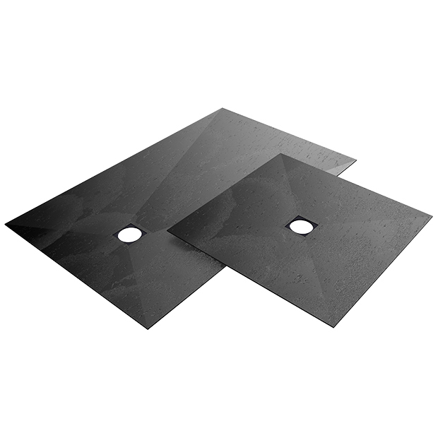 wedi Fundo Top For Fundo Primo / Lingo Plus 1400 x 900 Offset Drain Carbon Black