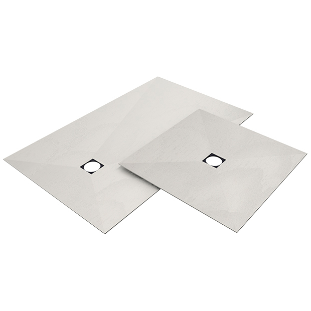 wedi Fundo Top For Fundo Primo / Lingo Plus 1400 x 900 Offset Drain Stone Grey