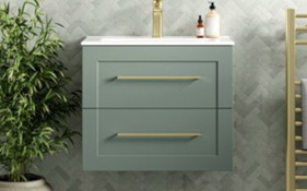 Green Vanity Units