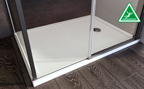 Anti-slip shower trays