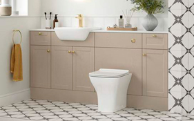 Beige Bathroom Furniture