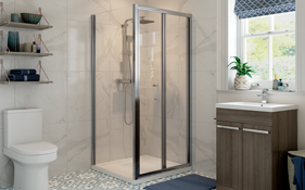 bifold shower doors