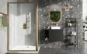 Brass shower enclosures