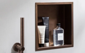Bronze Shower Niche