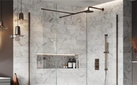 Bronze Wetroom Screens