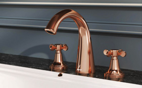 Copper Bathroom Taps