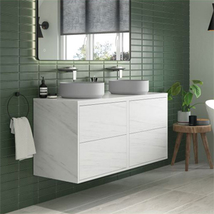 Free Hanging Bathroom Storage and Basin by Anatra.