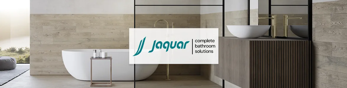 A complete bathroom suite by Jaquar.