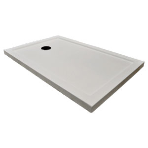 White Rectangular Shower Tray by Roman Showers.