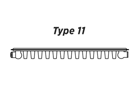 Single Panel Type 11 Radiators