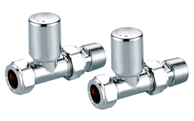 Straight Radiator Valves