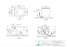 Jaquar Aria Rimless Blind Installation Wall Hung WC