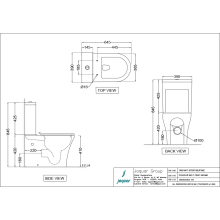 Feeling Matt Black Wall Hung Rimless WC inc Soft Close Seat - RAK Ceramics