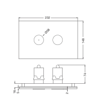 Jaquar Alive Shower Kit 2 Outlet Fixed Head & Hand Set Matt Black