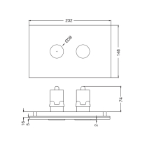 Multipanel Bleached Cuneo Oak Naturepanel Shower Board