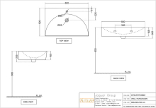 Jaquar Queens Prime Basin 610mm & Full Pedestal