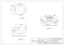 Artize Confluence 360x540MM Rimless Wall Hung WC