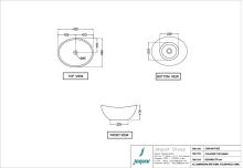 Jaquar Aria Counter Top Basin 420 x 420mm